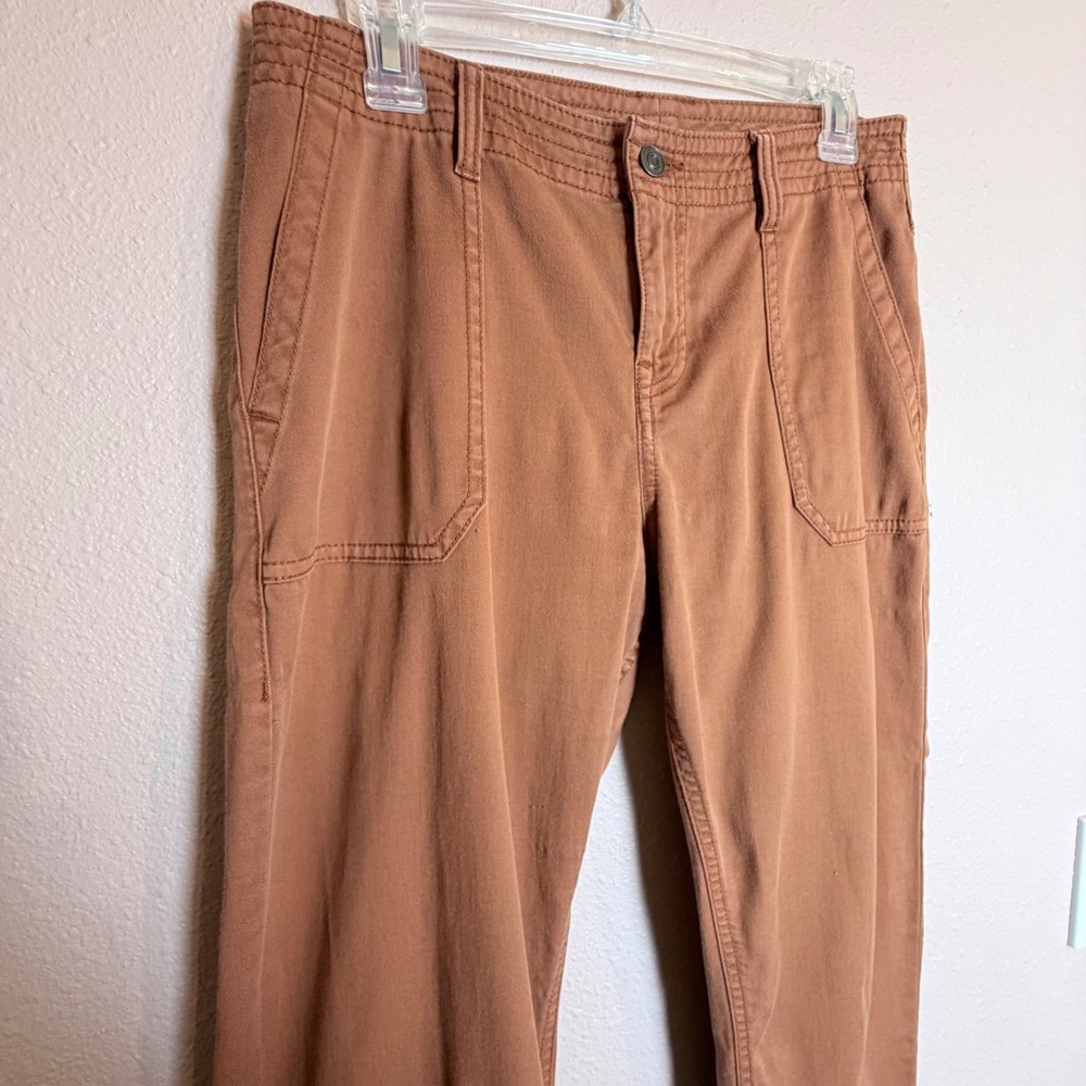 Prana Koen Pants Womens 2 Terracotta Clay Straight Leg Stretch Twill Outdoor